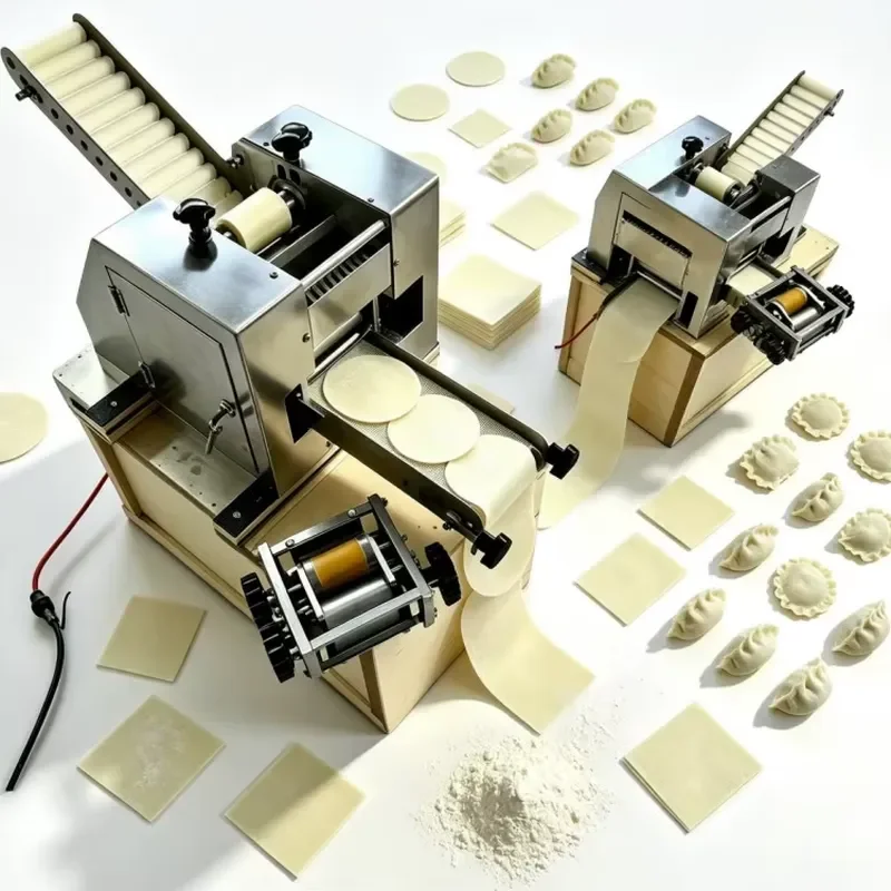 Industrial Dumpling Forming Machine Adjustable Thickness Dumpling Wrapper Maker Machine