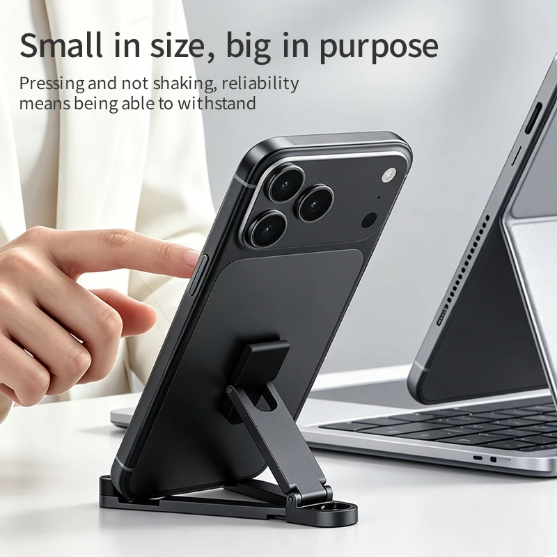 Foldable Phone Stand Keychain, 360° Rotating Ring Holder Universal Portable Phone Grip for iPhone 16 15 14 Samsung Xiaomi view 2