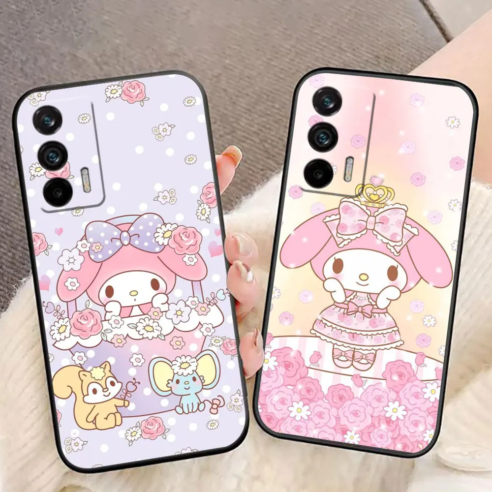 Cartoon Cute My Melody Phone Case For Realme C11 C15 C20 C21 C21Y C30 C30S C33 C35 C53 C55 C63 C65 GT NEO 2 X50 Case Funda Capa