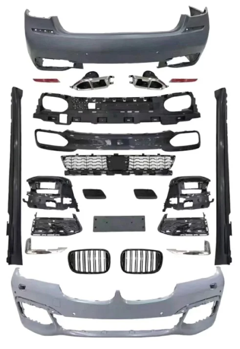 7 SERIES G12 LCI Black Knight BODY KIT High Quality PP Material Complete Set Customization Available With Front Rear Bumper