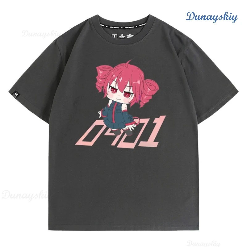 

Kasane Teto Pattern Fans call T-shirt Anime Game iDOL Vtuber Diva Clothes Doujin Cute Cartoon Top Unisex Daily Ita Clothes Kids