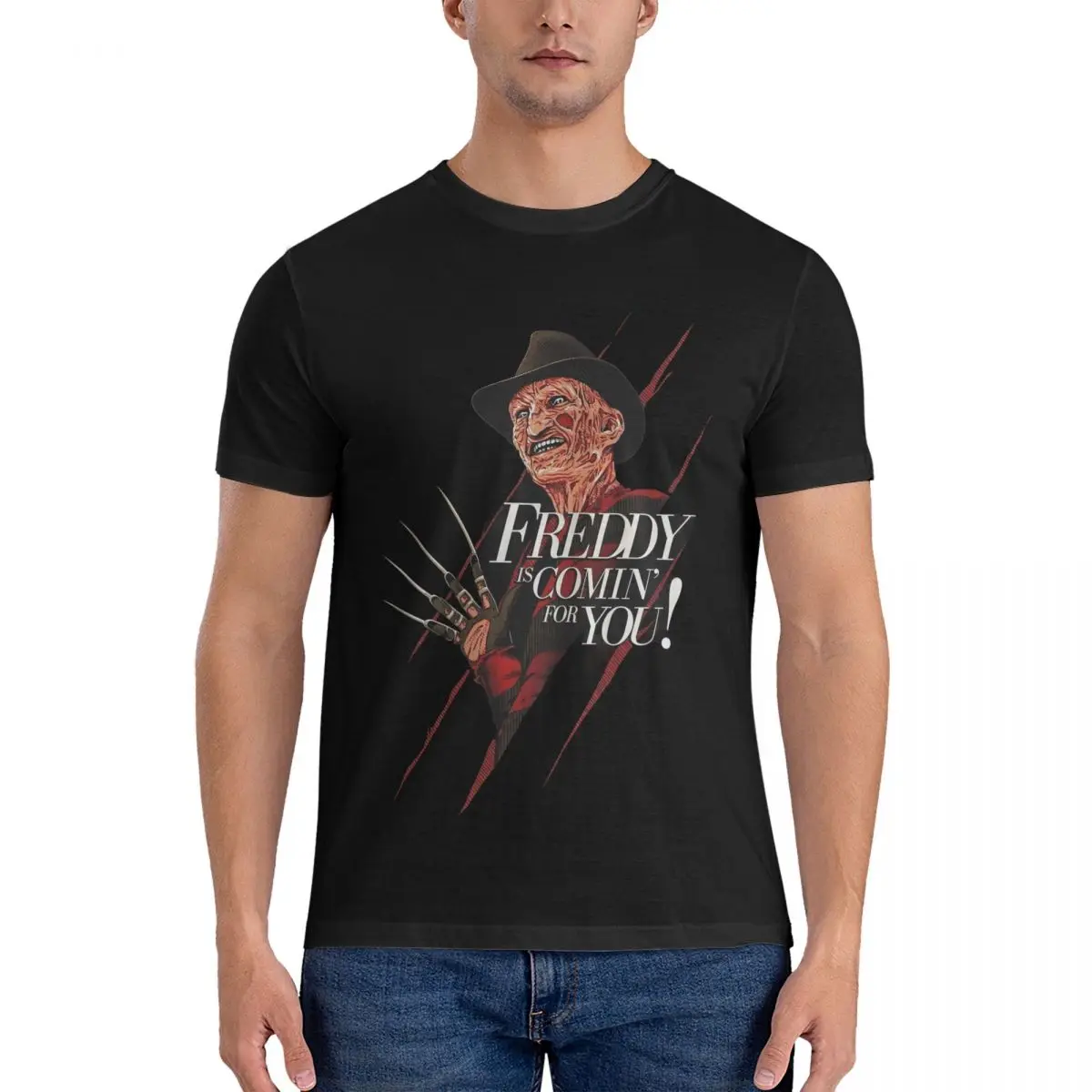 F-Freddy K-Kruger T Shirt Men Women 100% Cotton Hipster T-Shirts Elm Street Nightmare Tee Shirt Short Sleeve Clothes