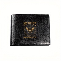 Hyrule University Hero Training Emblem Graphic Print Wallet Business Mens Casual Elegant Simple Practical Quality Stylish Creati