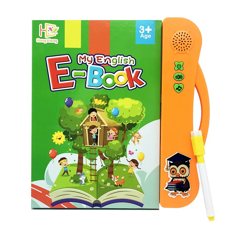 Baby Montessori Educational Toys  English Point Reading Machine book brinquedos Lectura  Jouet Enfant Voiced E-book Toy for kids