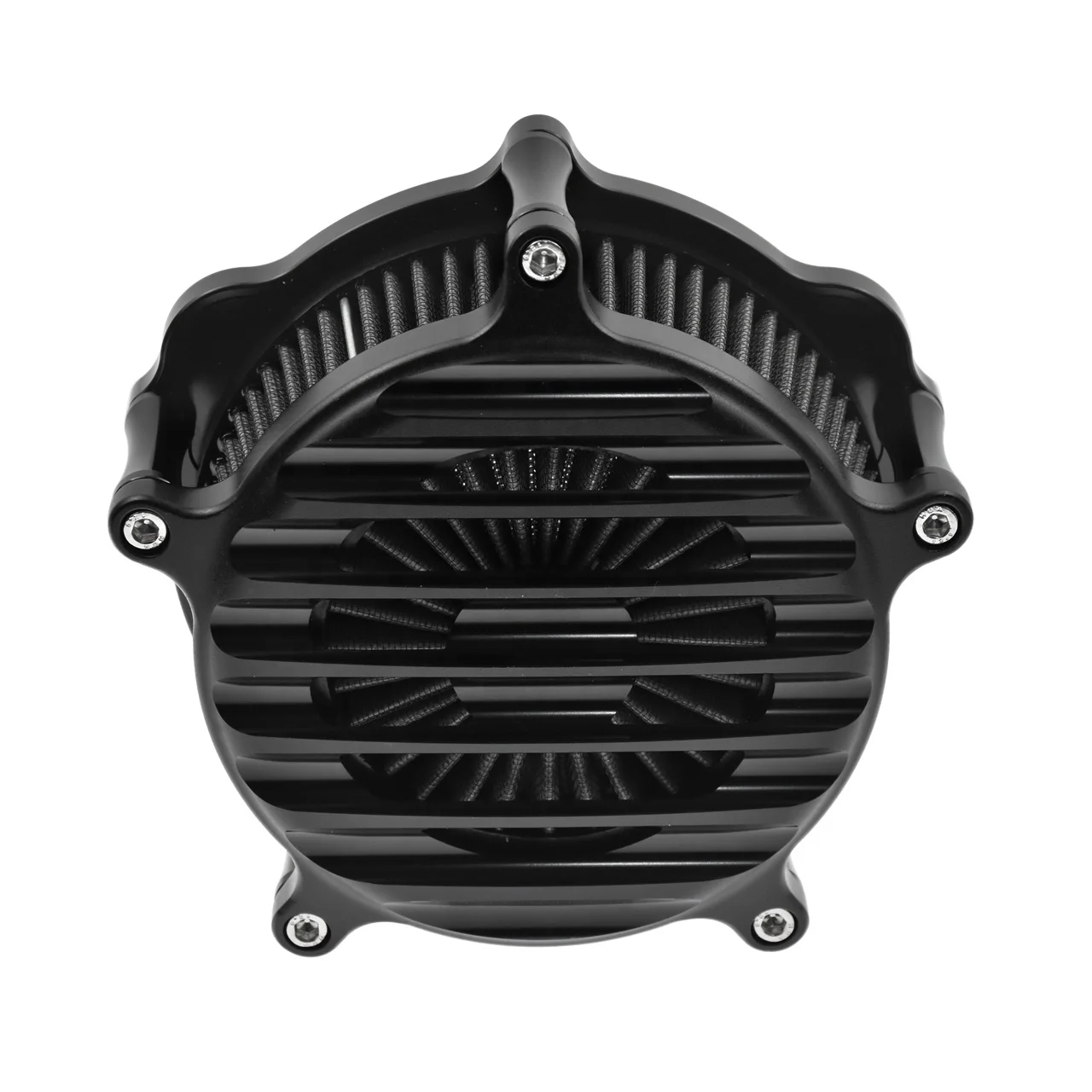 

STLF Black Air Cleaner Intake Filter for Sportster XL 883 1200 Touring Dyna Softail Road Glide V-Rod FatBoy Ultra Motorcy