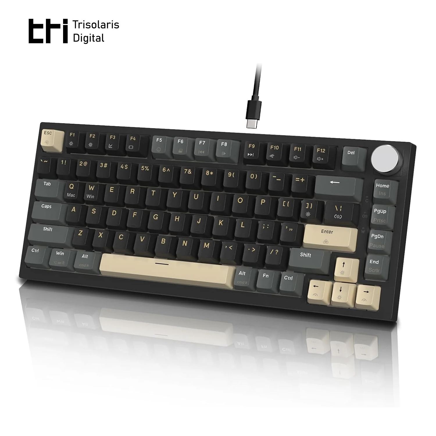 

ATTACK SHARK K85 Esports Mechanical Keyboard - Magnetic Switch, Rapid Trigger & Adjustable Actuation for Competitive Gaming