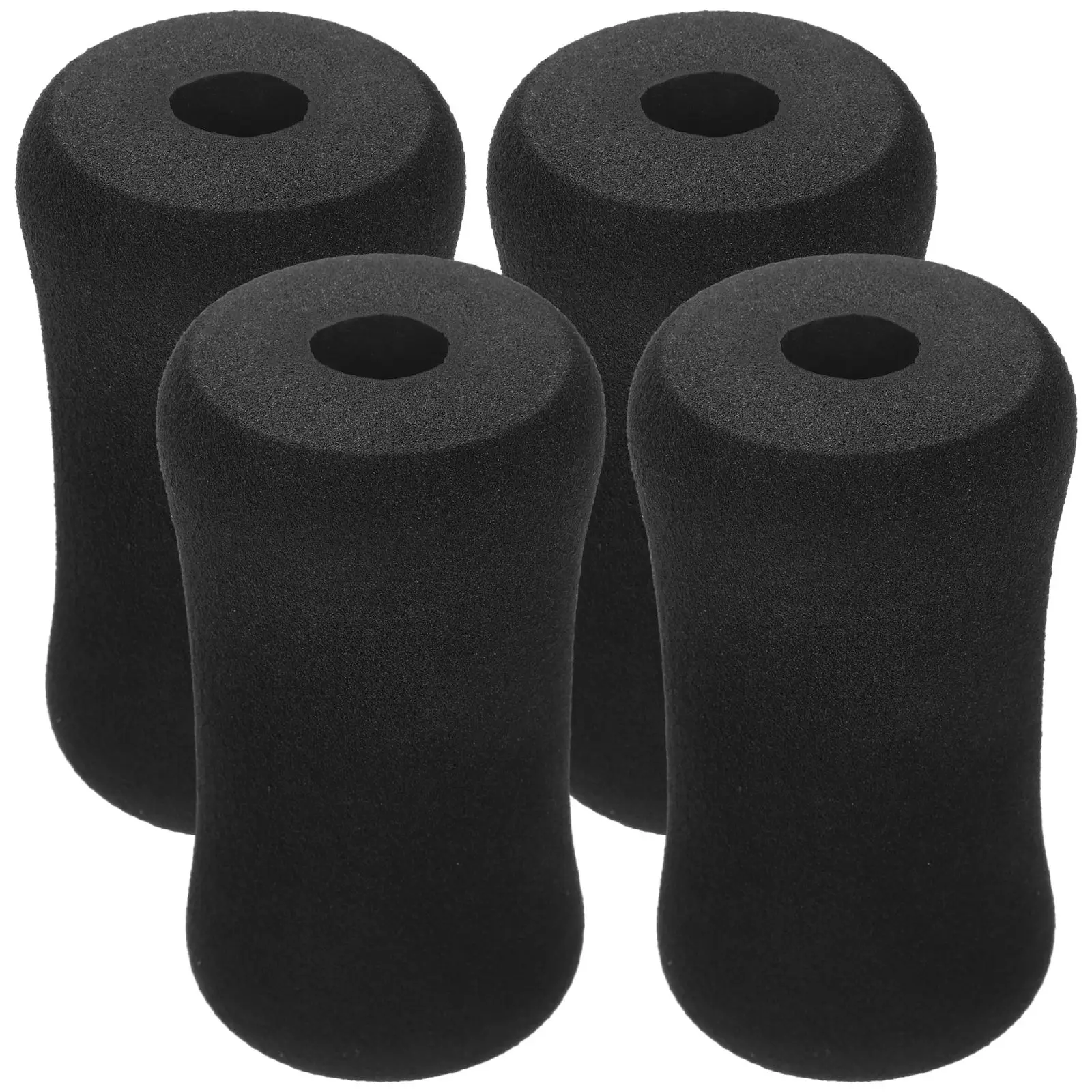 4pcs Foot Pad Roller Sleeve Fitness Equipment Buffer Tube Cover Mat Gym Exercise Foam Roller Pad For Leg Extension Weight Bench