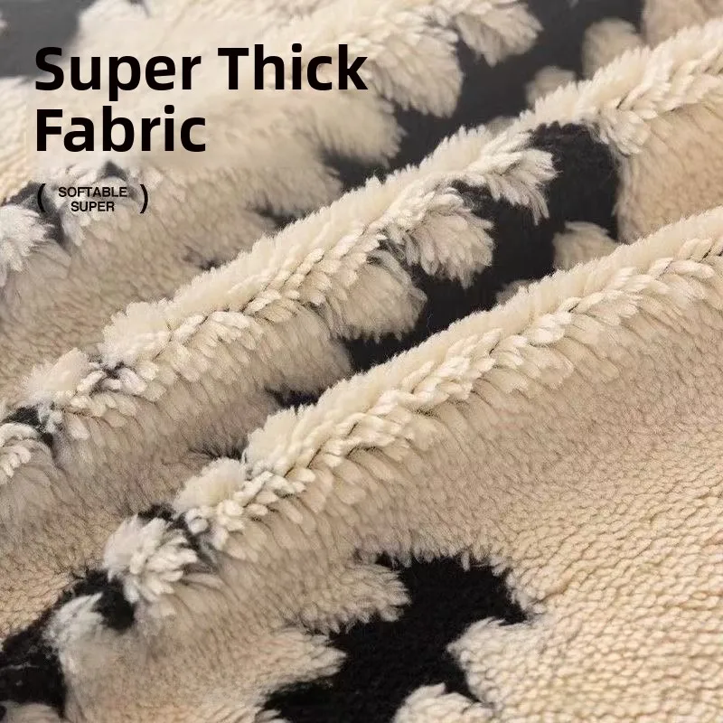 Winter Furry Sofa Cover Modern Luxury Non-Slip Couch Blanket Full Coverage Protection against  Scratches Durable Home Fabric