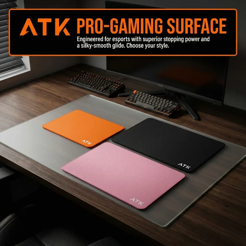 ATK Kong Xsoft Esports Mouse Pad for 60%-80% Mechanical Keyboard Anti Slip Pad Computer Gaming Accessories Mousepad for PC Gamer