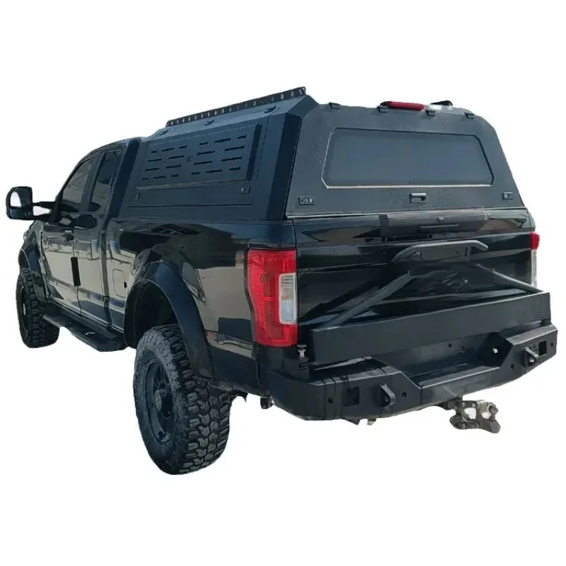 High Quality Manganese Steel Waterproof Pickup Truck Canopy Hard Topper Truck Bed Cover Cargo Protector