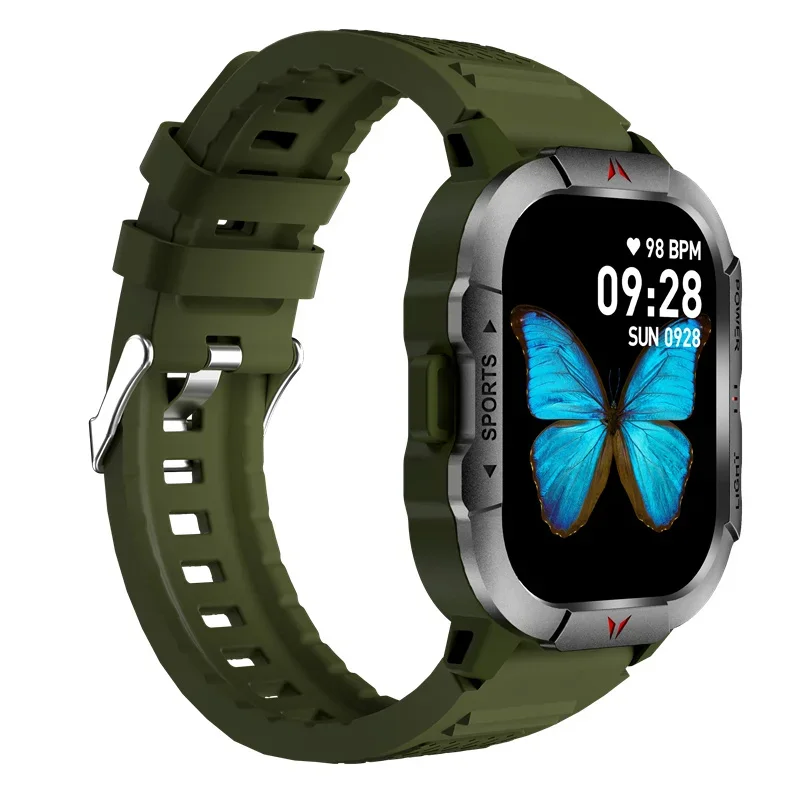 Gaines LED Light Smart Watch Men X31 Large Screen BT Call Outdoor Flashlight Health Montoring Sport Fitness Tracker Smartwatch