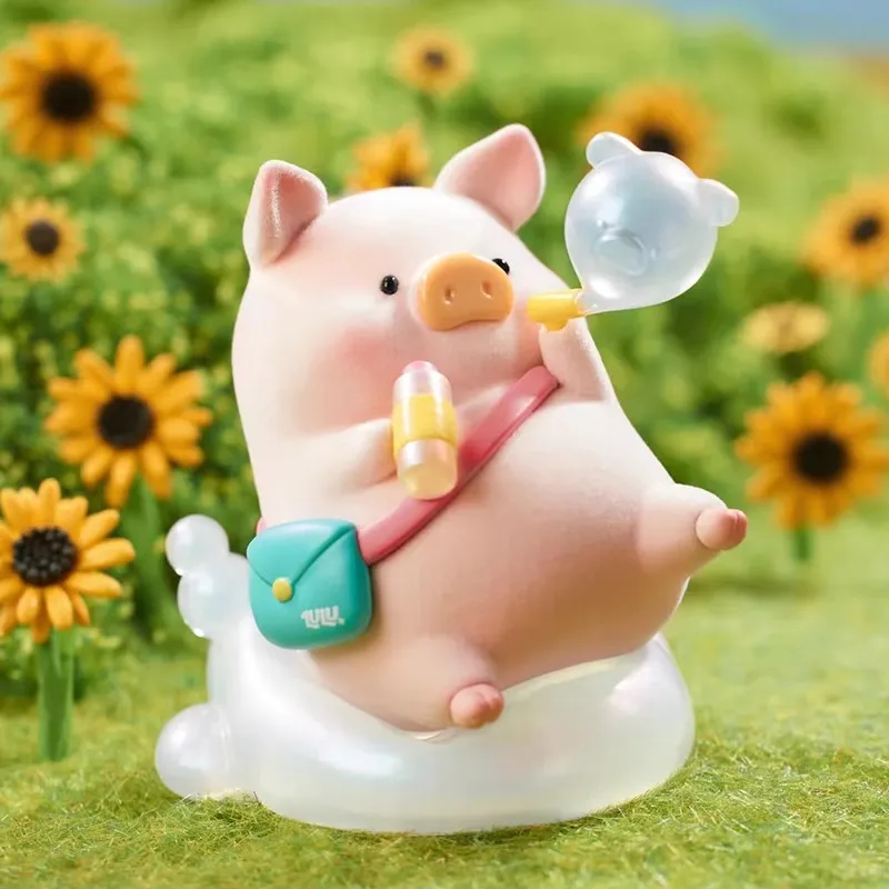 Lulu The Piggy Travel Series Blind Box Toys Mystery Box Original Kawaii Anime Figurine Doll Surprise Guess Bag Decoration Gifts