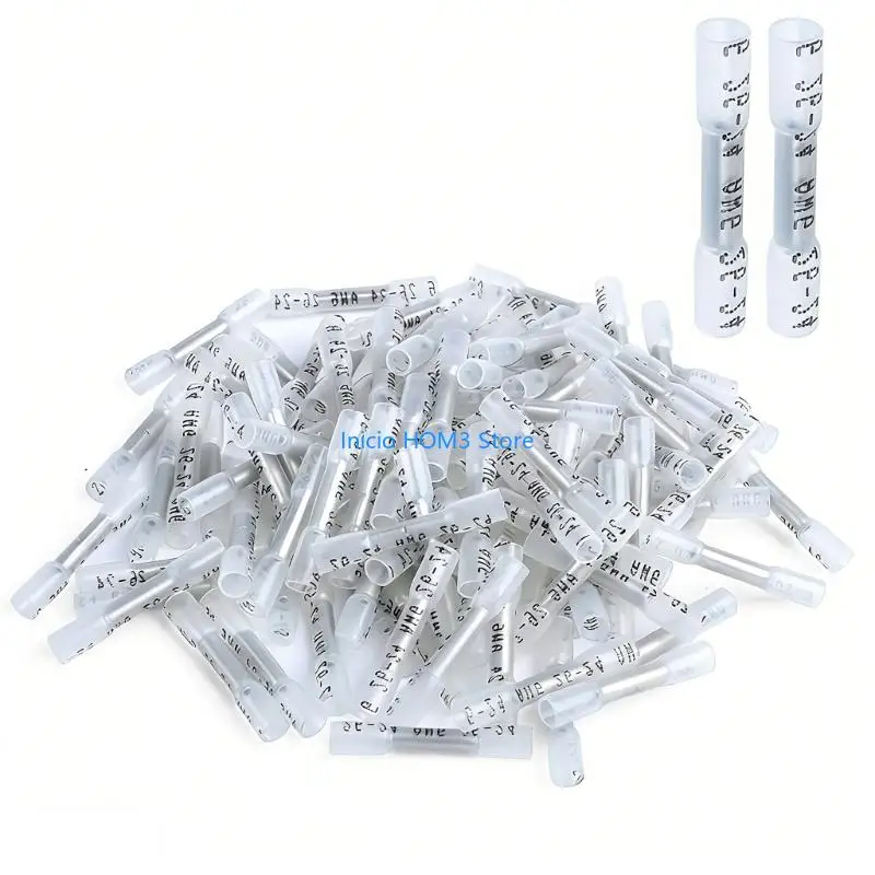 A5YD 100 Items Insulated Wire Linkers Industrial Level Connectors for Water Resistant Electrical Joints In Boats & Campers