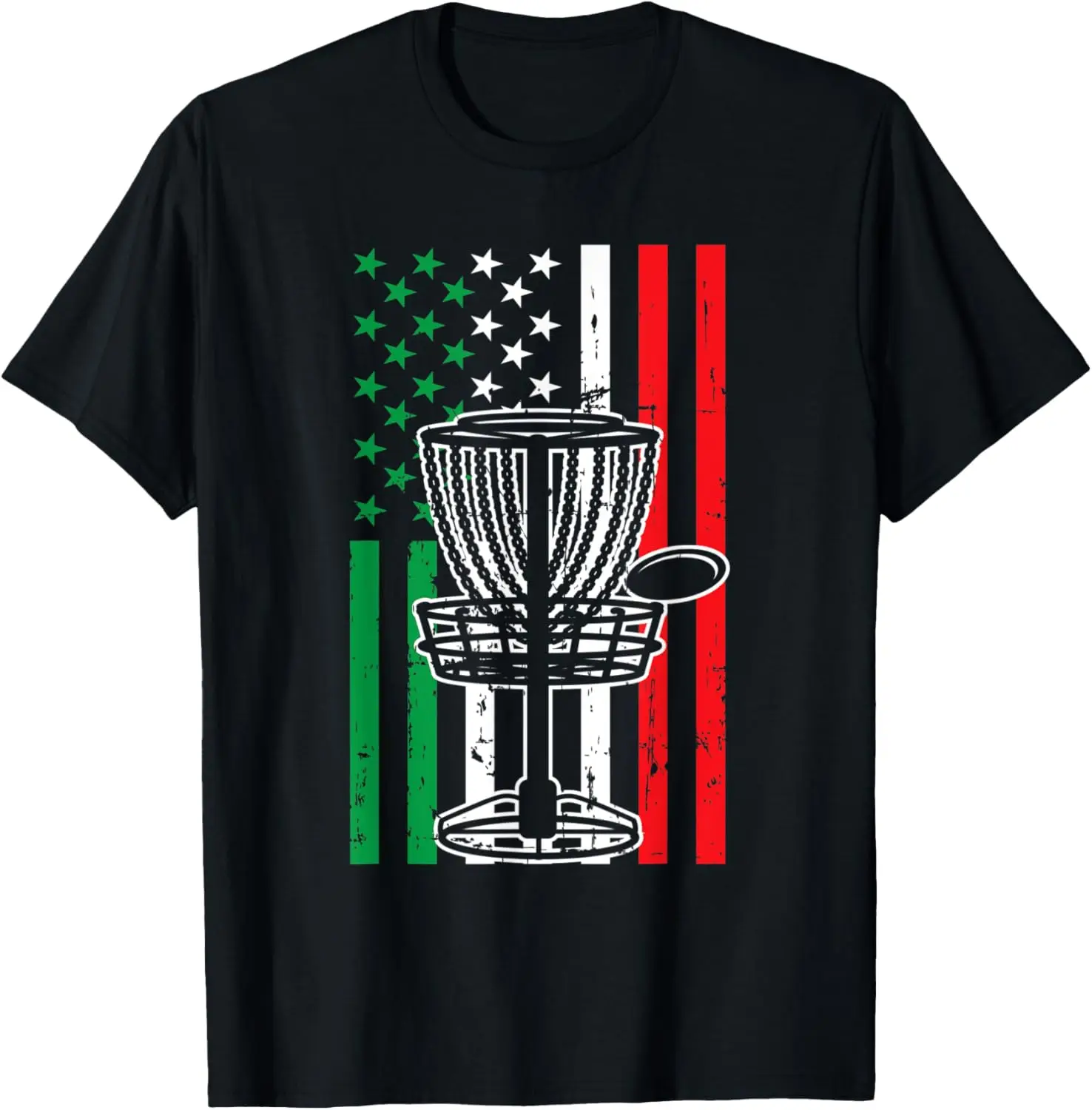 

Italian Disc Golf Italy Flag Frisbess Disk Golfer Golfing T-Shirt