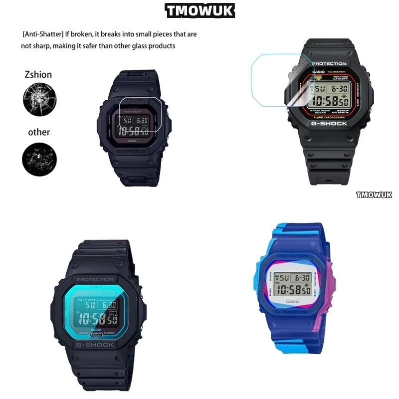 

For Casio DW - 5035 DW 5600 GW-B5600 GW M5600 Anti-Scratch 9H Tempered Glass Screen Protector Film
