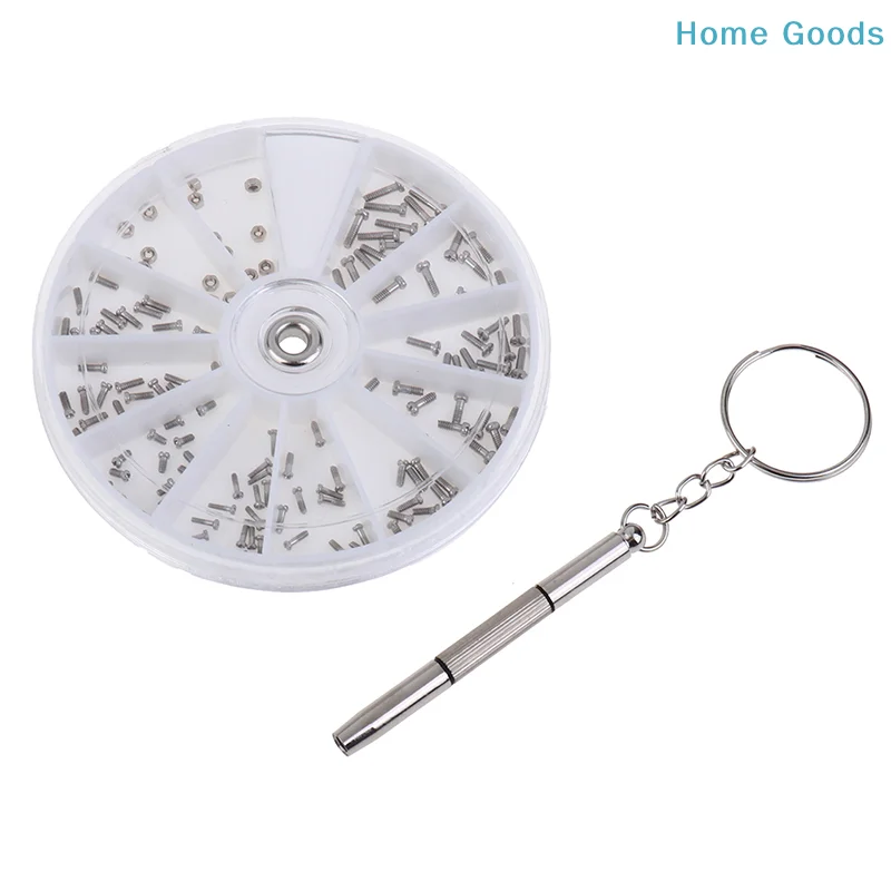 preferred120 Pcs/Box Assorted Stainless Steel Glasses Screws Set With Small Screwdriver tool accessoriesproduct