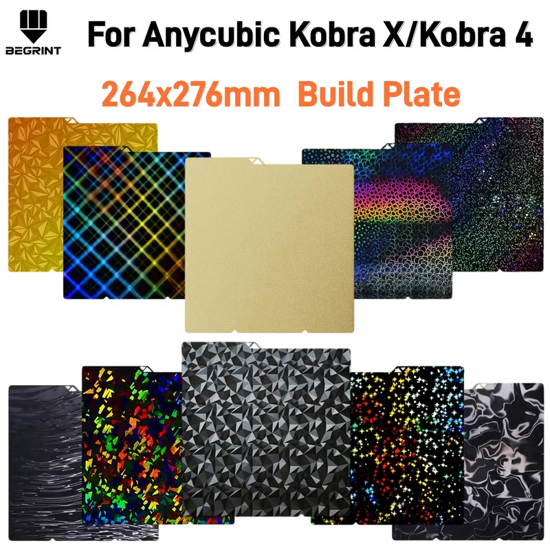 Doppelseitige PEI PEO PET Bauplatte für Anycubic Kobra X