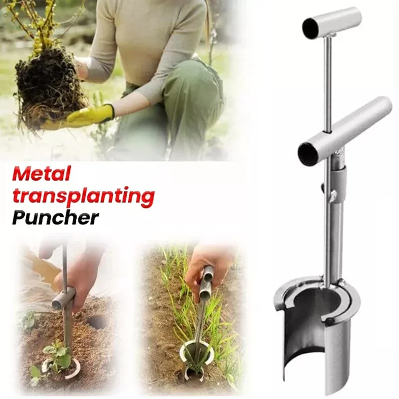 

Garden Planting Tools Stainless Steel Transplanter Digging Tools Plant Seedlings Corn Flowers Planting and Transplanting Tools