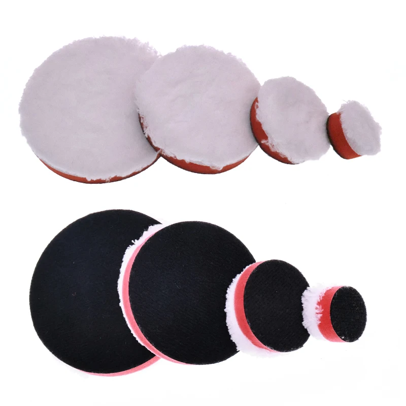 1.2/2/3/4/5 Inch Microfiber Polishing Pad 5/10 Pcs Car Waxing Buffing Pad Soft Detailing Foam Polisher Pad for Car Paint Care