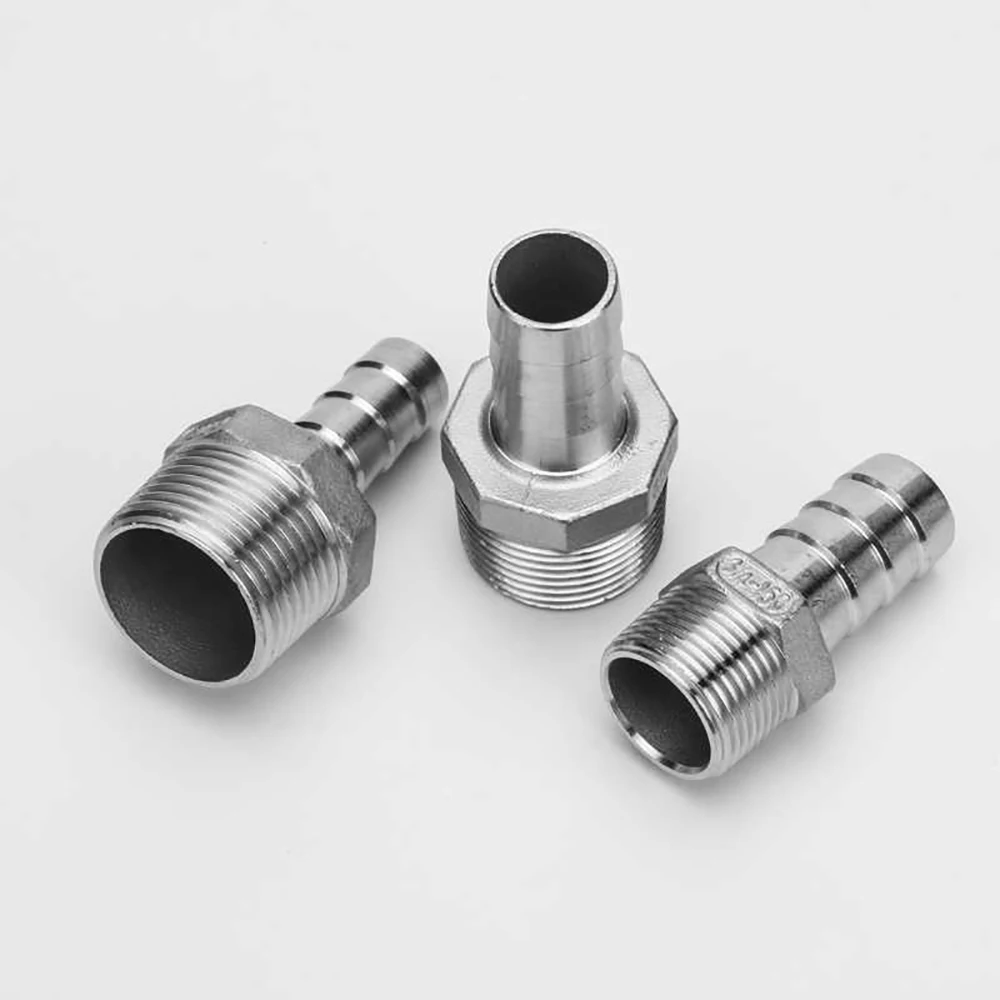 Stainless Steel Joint 8/20/25/32/40-50mm Hose Barb Tail 3/4