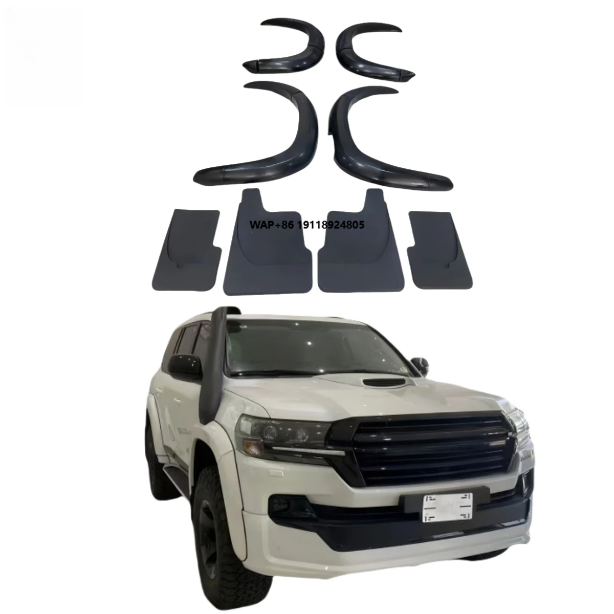 Для применения к Deku Luze, Land Patrol Fender Wheel Eyebrow LC200 до и после небольших закрытых болотных трубок, листовая пластина