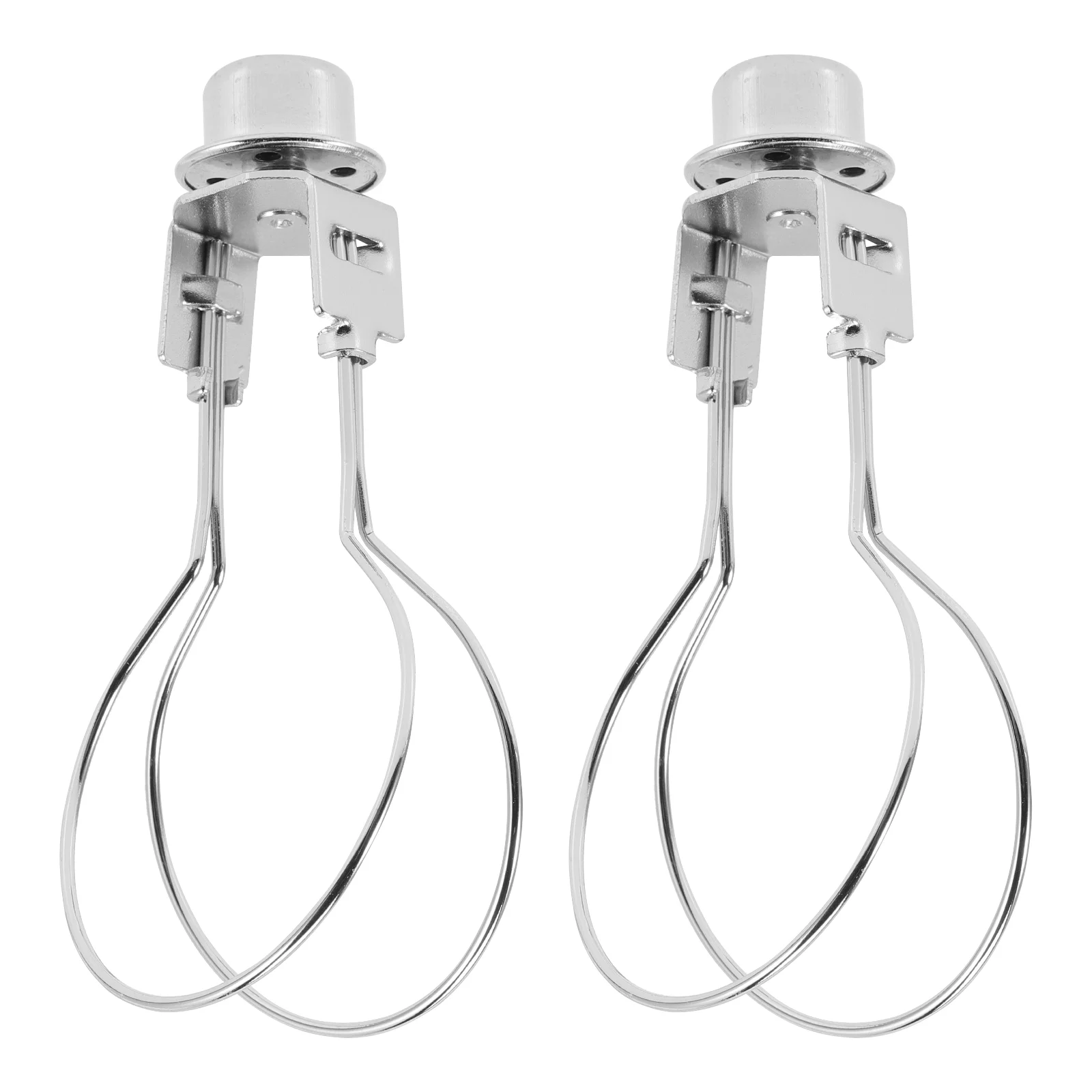 

Light Bulb Clip DIY Lighting Accessories Lamp Shade Holder for On Bulbs Wrought Iron Adapter Spring Lampshade