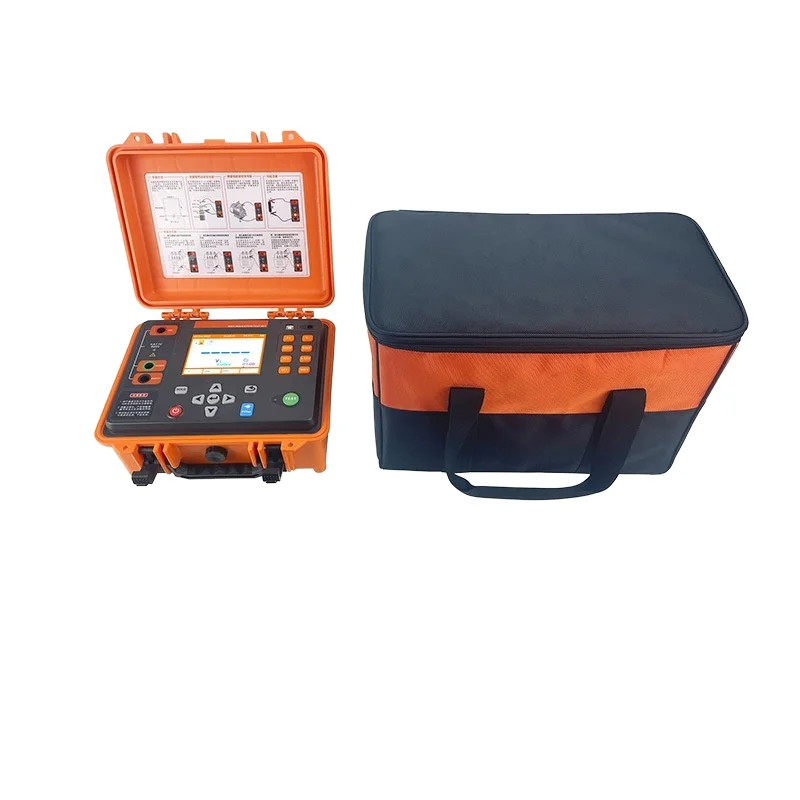 F431 Digital Only Insulation Resistance Tester 0.5%fs Accuracy 1.0u-50.00k Range 1V-1000V Testing Voltage -10~40 for