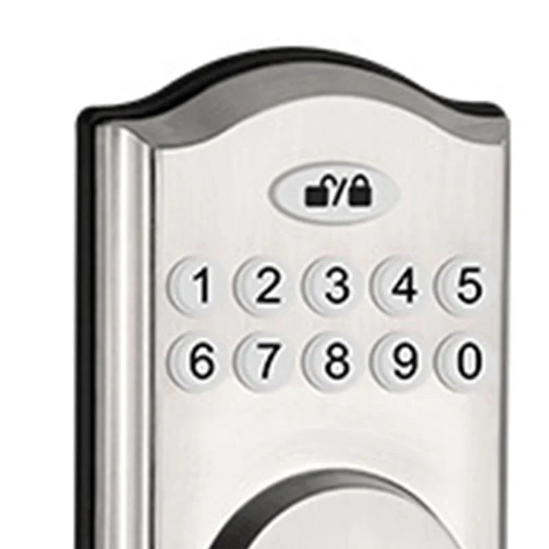 B04C-Keyless Entry Door Lock -Keypad Door Lock-Smart Deadbolt Lock-Anti-Peeping Password-Auto Lock Easy To Install