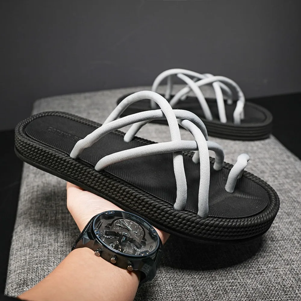 

Dual Color Thong Flip Flops His And Hers Sandals Comfortable Anti Slip Casual Summer Beach Slippers For Couples
