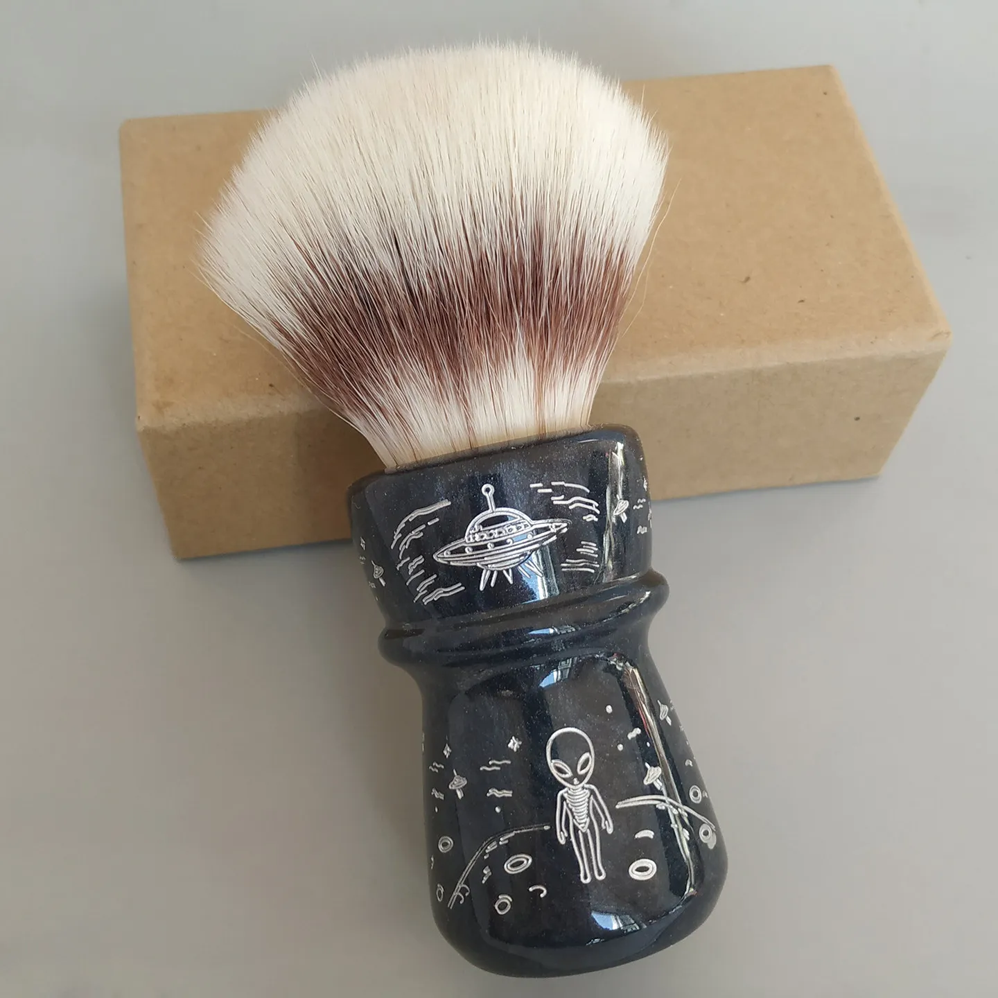 Dscosmetic ET FL2 Synthetic Hair Shaving Brush for Man Wet Shaving