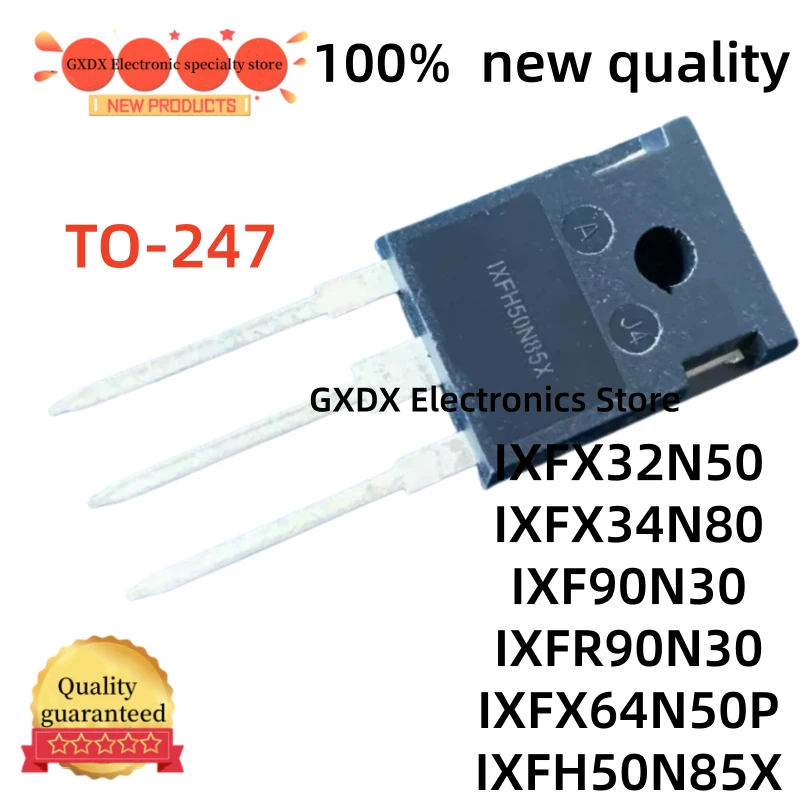 5-10-20piezas 100% nuevo TO247 IXFR90N30 IXFX64N50P IXFH50N85X IXFX32N50 IXFX34N80 IXF90N30 TO-247 MOS Field Effect Transistor