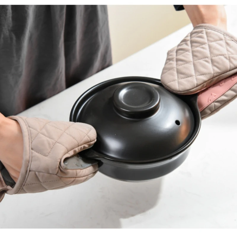 1-2PCS Fish Shaped Silicone Anti Scald Oven Gloves Kitchen Silicone Gloves Tray Dish Holder Oven Gloves Multi-purpose Gloves
