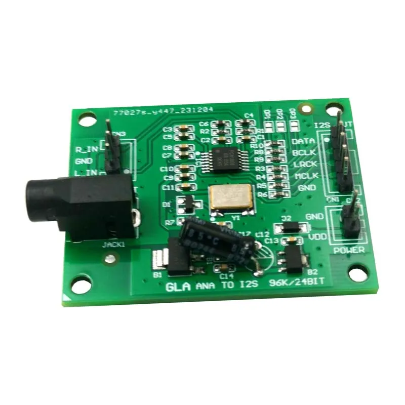 DLHiFi PCM1808 3.5mm Stereo Analog Audio Signal ADC To I2S Signal for DSP Equipment Recording Equipment Decoder