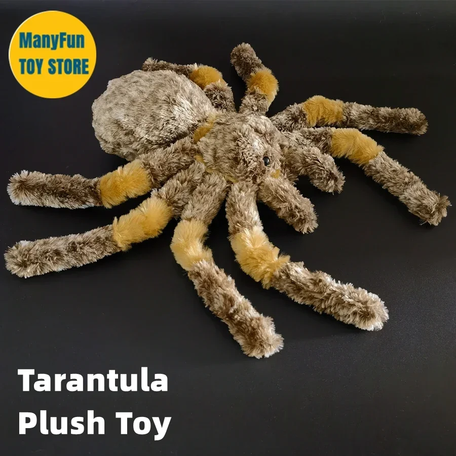 Tarantula High Fidelity Spider Plushie Bird eating Spider Plush Toys Lifelike Animals Simulation Stuffed Doll Toy Gifts