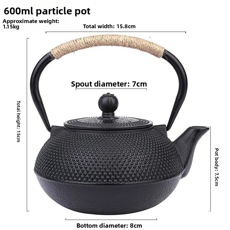 

Iron Pot Xiaoding Cast Iron Teapot Wholesale Pot for Making Tea Around The Stove Retro Japanese Kettle Tea Set