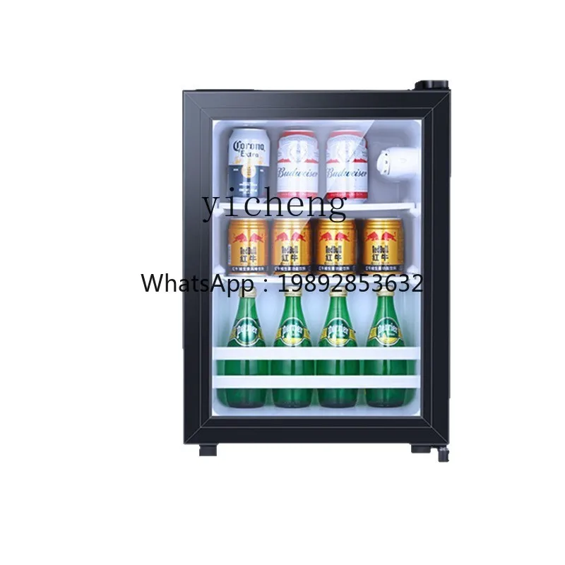 SS8 110V US Standard Export Ice Bar Small Refrigerator Display Cabinet Hotel Transparent Door Refrigerated Micro Freezer Small - view 5