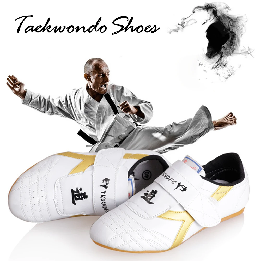 

Breathable White Taekwondo Shoes Kung Fu Shoes Wushu Taichi Karate Martial Arts Wrestling Fighting Sneakers