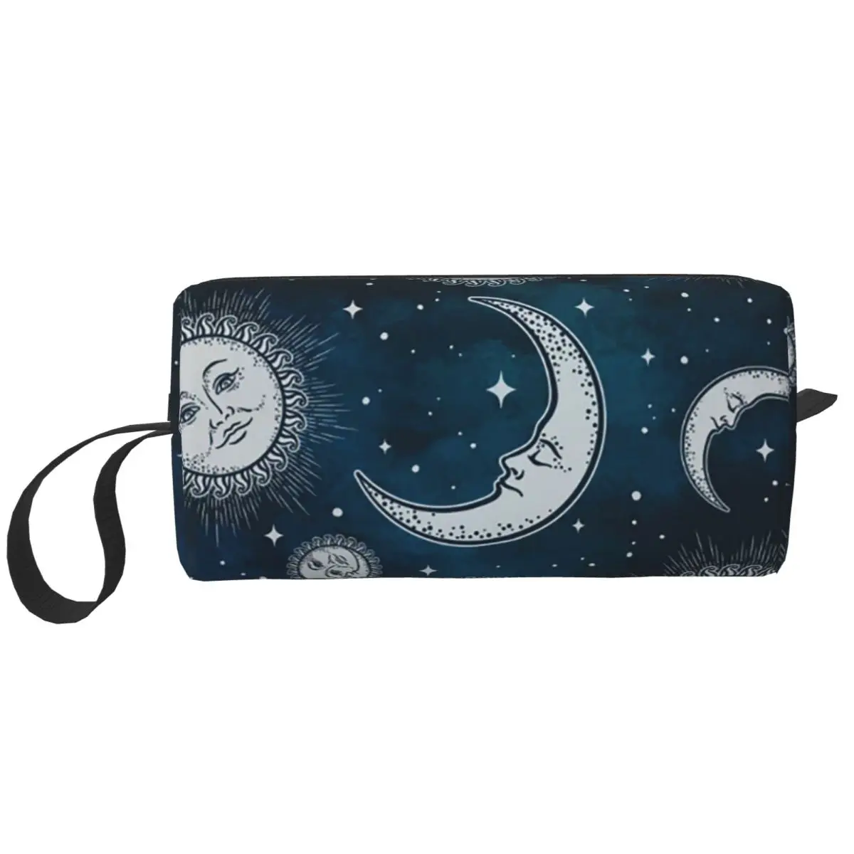 Celestial Mystic Esoteric Magic Sun Moon Pencil Case for School Pen Box Pencil Bag Stationery Supplies Travel Women Cosmetic Bag
