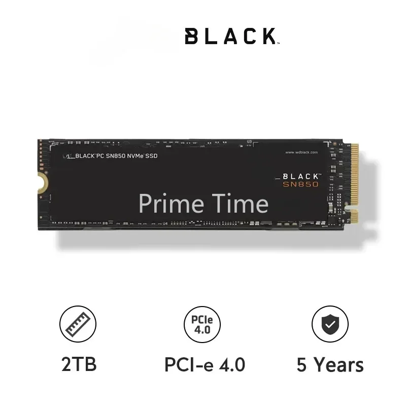 BLACK SN850 1TB NVMe Built-in solid state drive PCIe 4.0 Gen4 500GB SSD, up to 7000 MB/s M.2 2280 for PS5 2TB