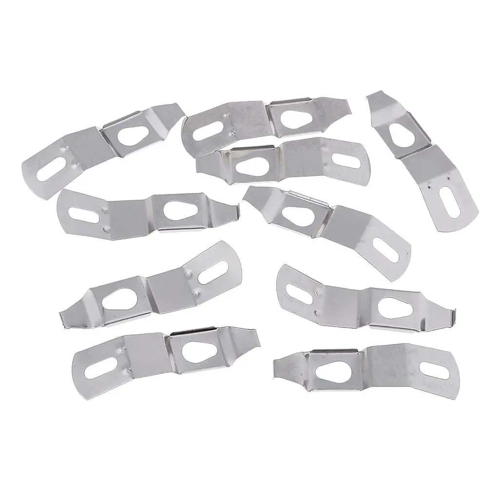 Aluminum Frame Friendly Metal Spring Turn Clip Silver Picture Frame Hooks Photo Frame Supplies for Secure Backing