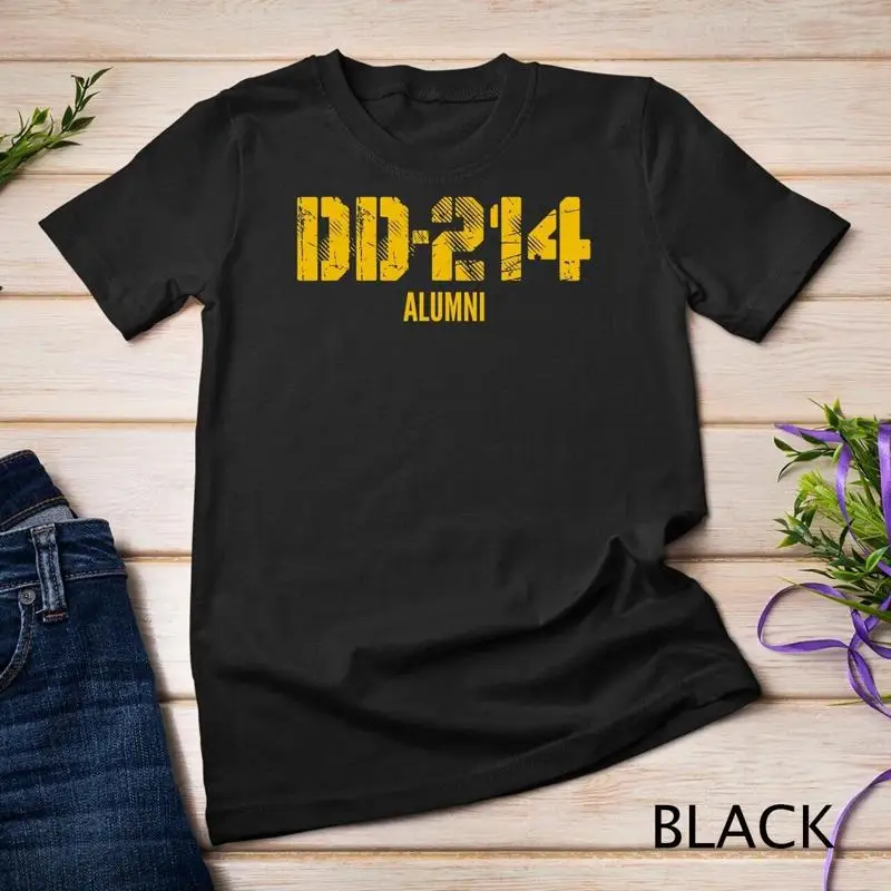 

DD 214 Футболка в стиле милитари Alumni США, футболка унисекс