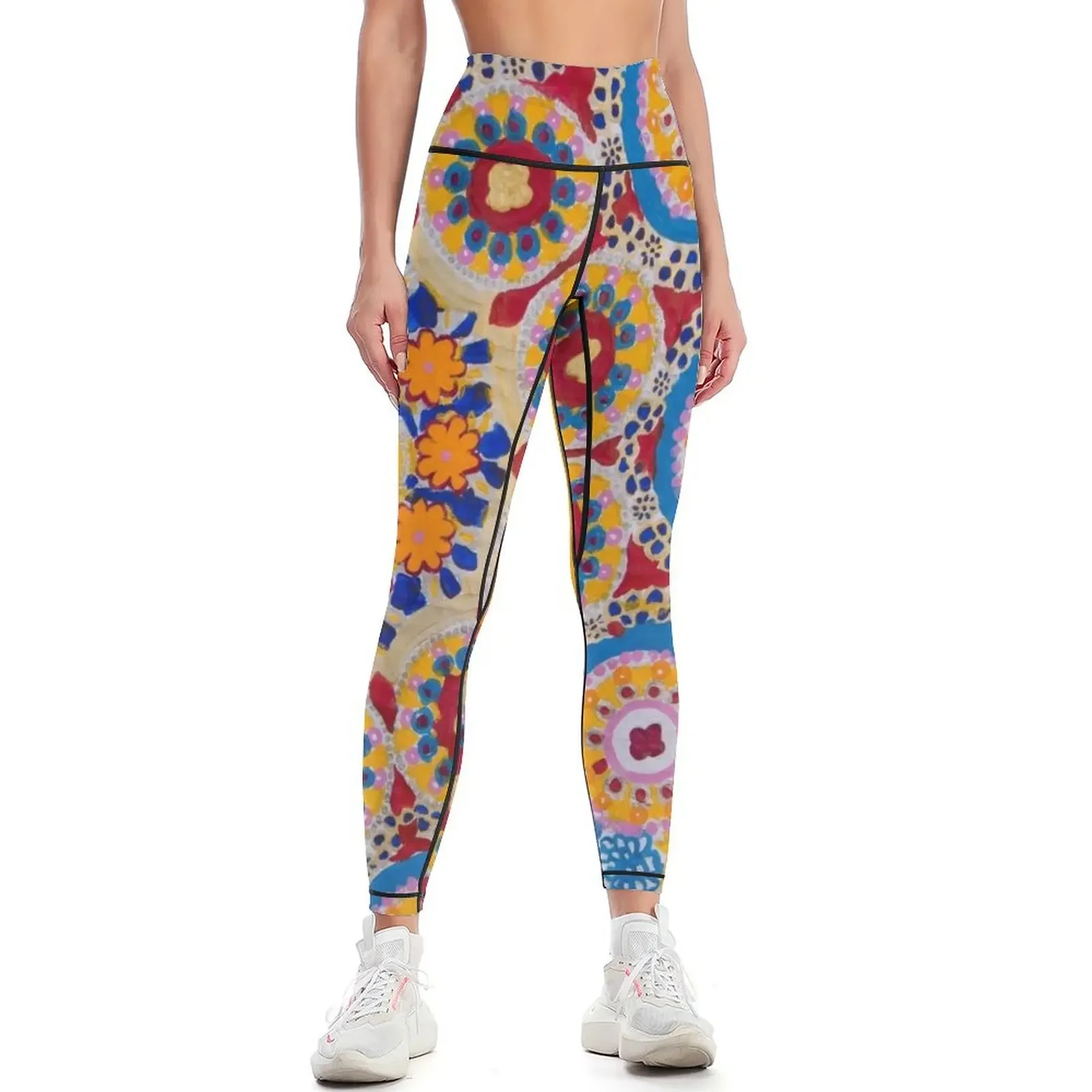 

Doily Joy- Original Mandala Leggings gym's clothing Women's tights Sports pants woman gym sportswear woman Womens Leggings