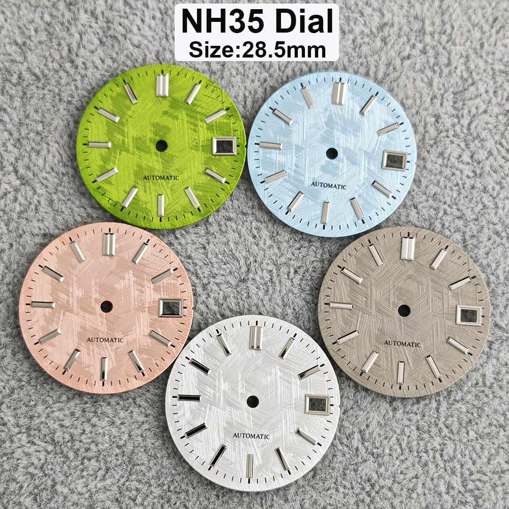 

28.5mm Dial Texture Logo for NH35/NH36 Automatic Movement Mechanical Watch Repair Tool New Line Suitable for Watchmakers