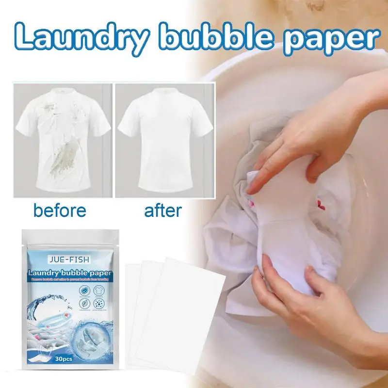 Laundry Sheets Detergent Natural Fresh Scent Washer Sheet Cloth Washing Sheets Laundry Strips For Camping Dorms Hotel Home