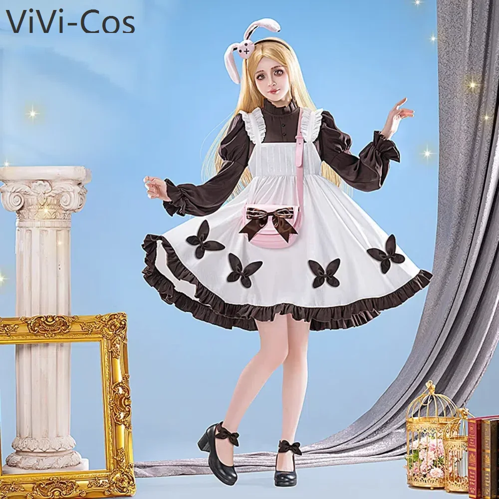 ViVi-Cos Identity V Alice Dross Little Girl Cosplay Costume Cos Game Anime Party Uniform Hallowen Play Role Clothes Clothing