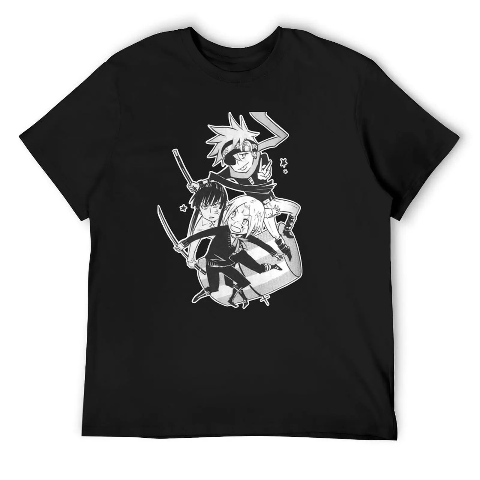 Lavi, Kanda, & Allen T-Shirt shirts graphic cheap stuff blanks anime clothes Short sleeve tee men