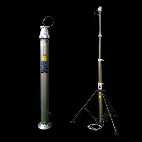5M 120kg Payload Telescopic Mast Aluminum Pneumatic Telescopic Mast
