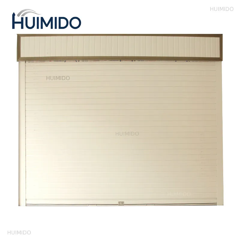 Wuhan aluminum alloy rolling shutter door electric full set manual garage stainless steel sealing code production anti-dislocat