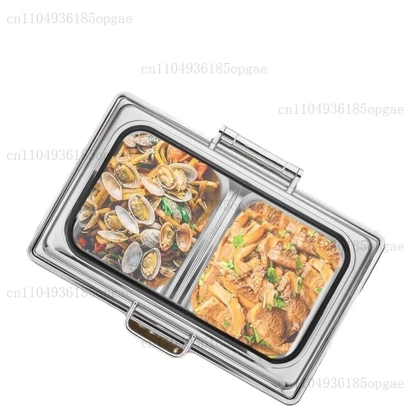 Stainless Steel Hydraulic Buffet Visual Insulation Furnace Flap Buffy Breakfast Furnace Electric Heating