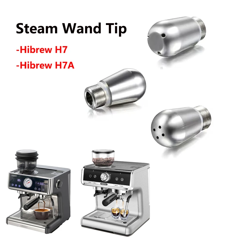 3/4 Hole Coffee Steam Wand Tips Steam Nozzle for Hibrew H7 H7a Espresso Machine